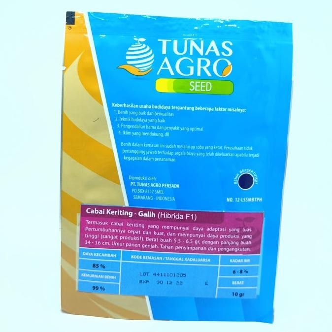 BENIH CABE KERITING GALIH 10gr - HIBRIDA F1 - TAHAN PATEK