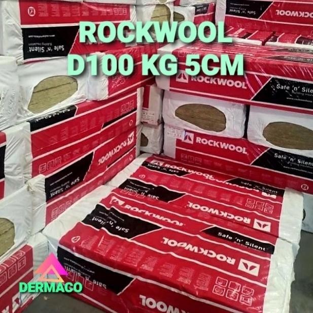Maca - Rockwool D100 Kg 5Cm / Busa Peredam Suara Rockwool