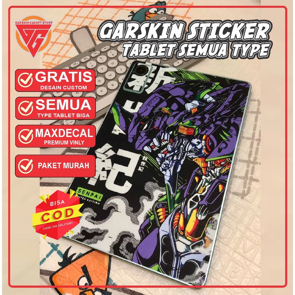 

Wrap* Tablet Xiaomi Pad Semua Merk Type Wrap Skin Stiker Garksin CUSTOM Gratis (2pcs)