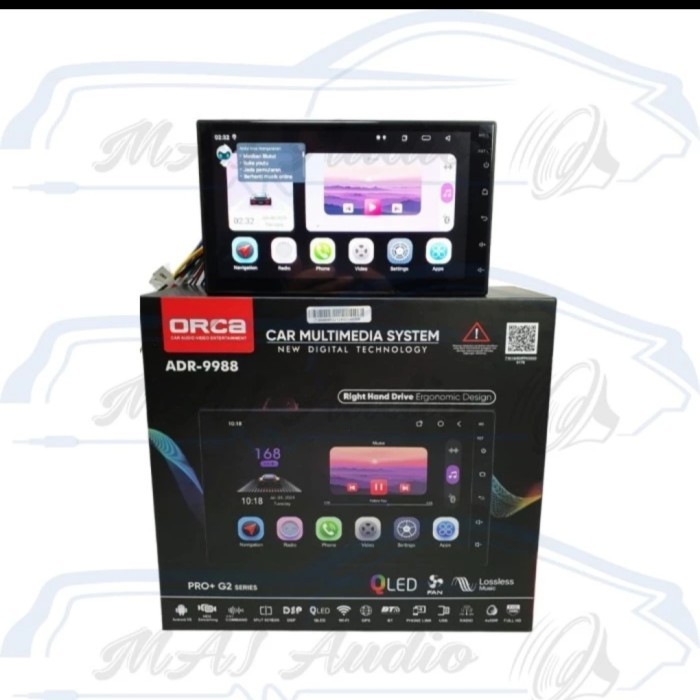 ANDROID ORCA ADR-9988 PRO+ G2 7INCH RAM 4GB /128 ROOM NFC
