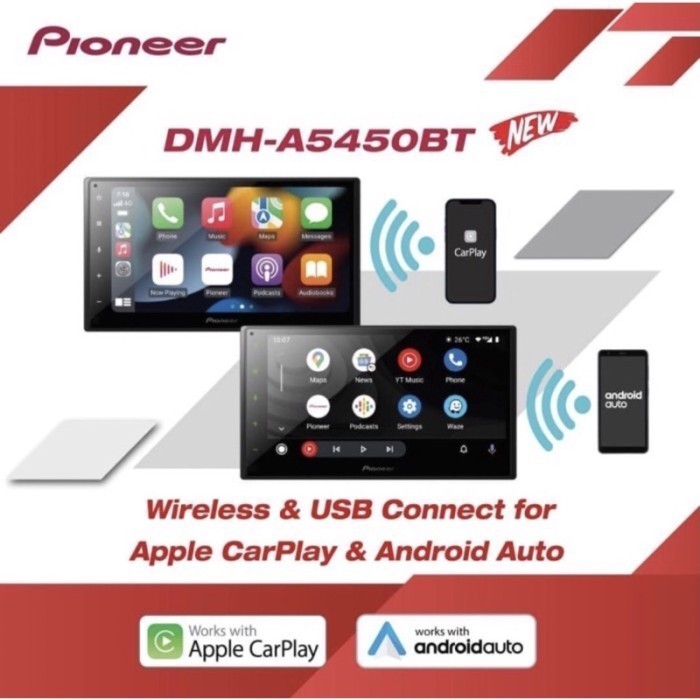 Pioneer Dmh A 5450 Bt / A5450Bt A5450 Headunit Wireless Apple Carplay