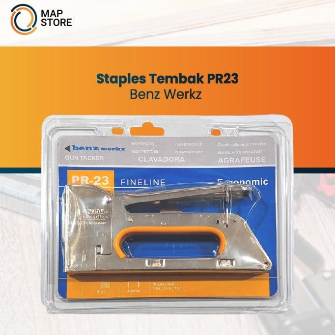 

Staples Tembak R23 Benz / Stapler Tacker Gun By Benz Werkz Original Dan Terpercaya