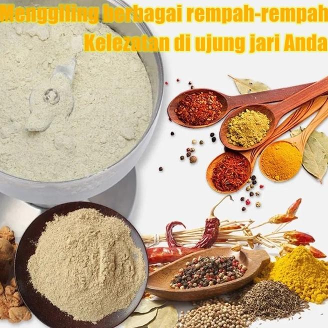 

Eletool 800G Mein Grinder Bubu Mein Giling Bumbu Giling Gula Rempah Ering Mein Bubu Tepung Elep Bumbu Grinder Powder 800 Gram Mein Epung