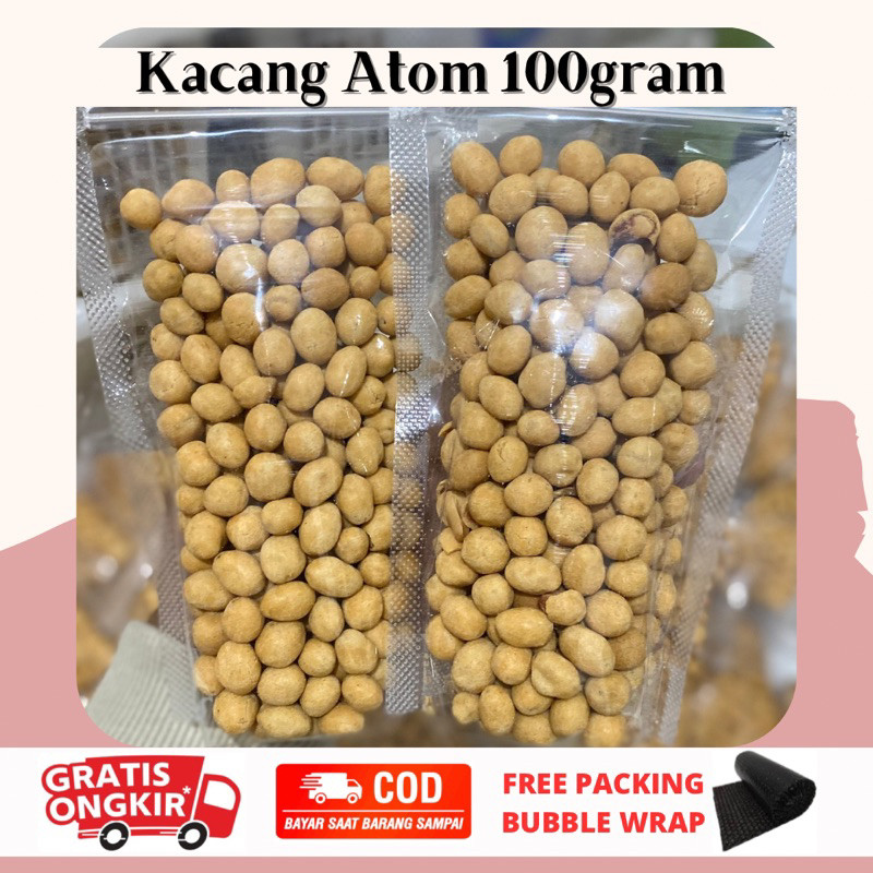 

KACANG ATOM ORIGINAL 100GRAM | KACANG ATOM TELUR GURIH