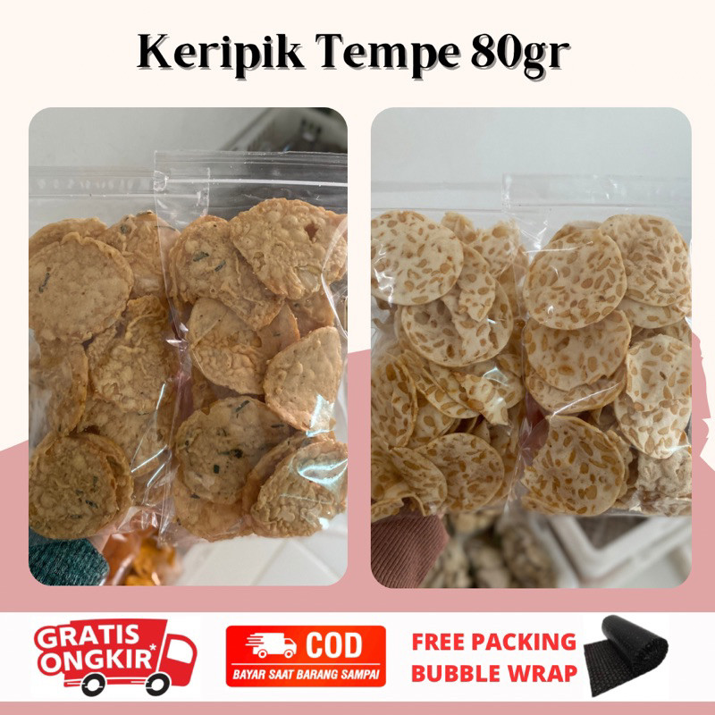 

KERIPIK TEMPE 80GRAM | KERIPIK TEMPE SAGU | KERIPIK TEMPE TEPUNG