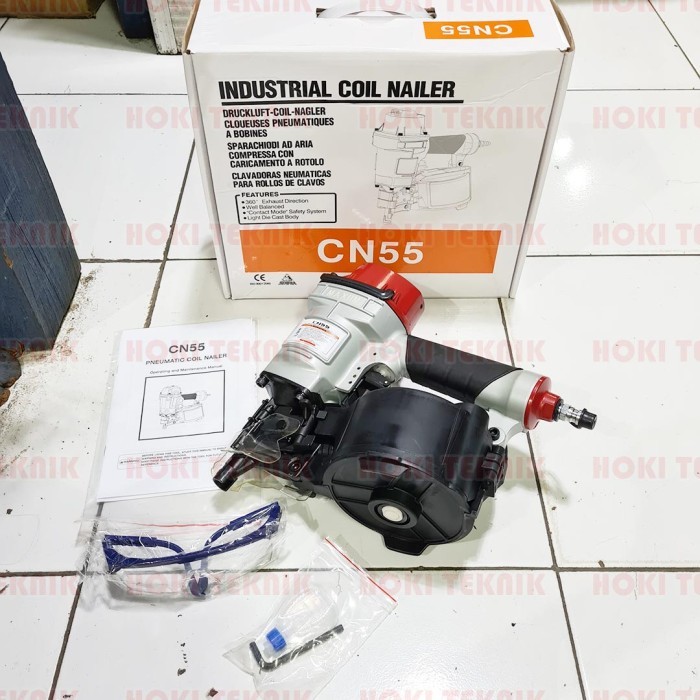 

Mesin Tembak Paku Koil Maxiim CN55 Gun Palet Coil