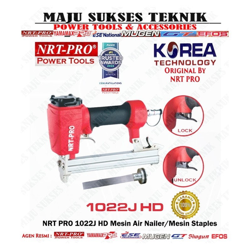 

Mesin Staples Tembak / Air Nailer type 1022J NRT PRO