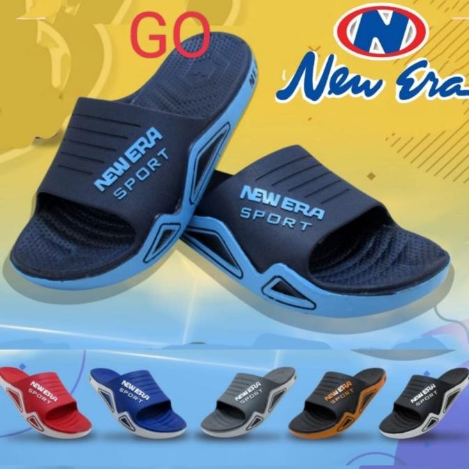NEW ERA TG 36049 SLOP SPORT 33-38 SANDAL JAPIT KARET ANAK LAKI-LAKI