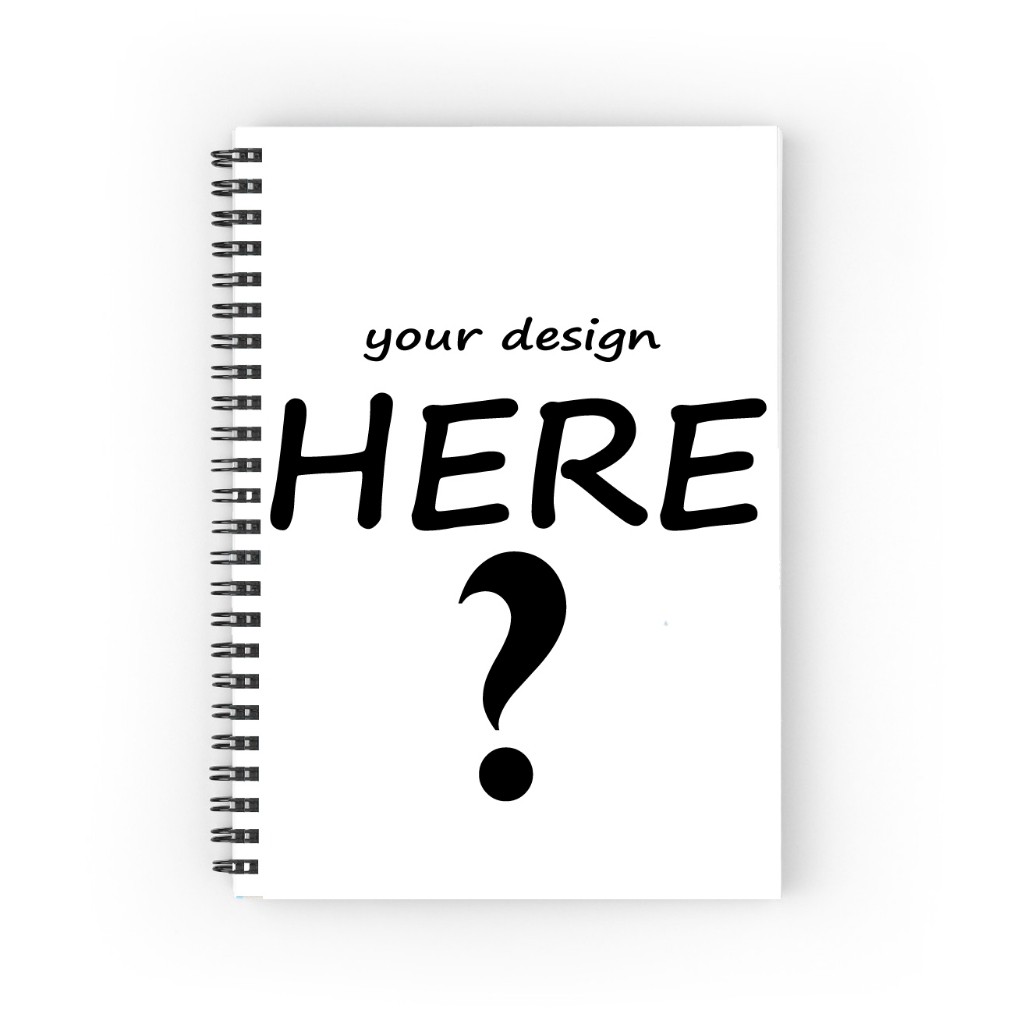 

Notebook / Notes / Buku custom A5 isi polos - cover depan belakang