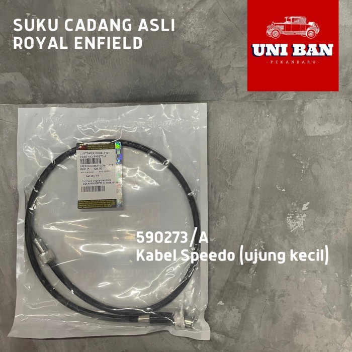 

Terbaru Kabel Speedo / Speedocable 590273/A - Royal Enfield Classic ( Asli )