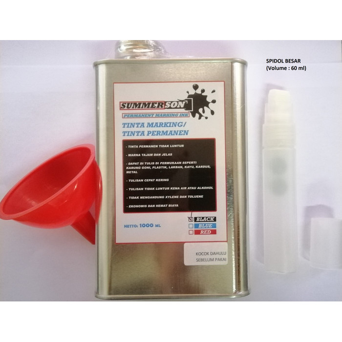 

Best Seller Tinta Spidol Marking Ink Murah Summerson 1 Liter-Spidol Besar