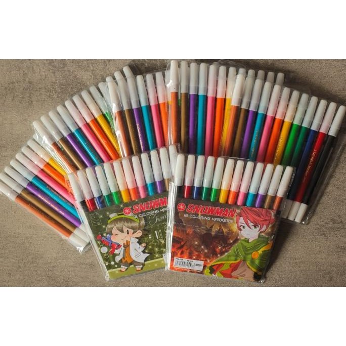 

SPIDOL SNOWMAN 12 WARNA