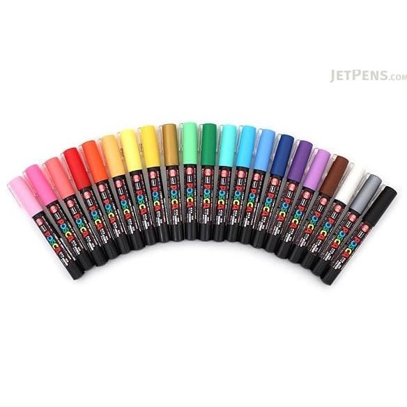 

UNI POSCA POSTER PAINT MARKER PENS PC 5M MEDIUM