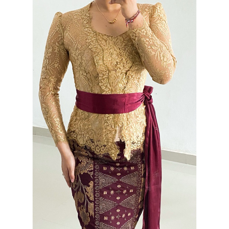 Kebaya Wanita Terbaru KEBAYA JADI METALIC GLOSSY SPARKLE//KEBAYA BALI//KEBAYA JADI BALI//KEBAYA JADI