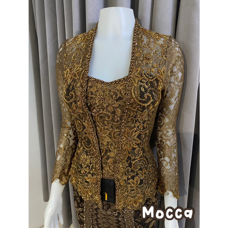 Baju Tradisional Kebaya Halus & Dingin KANIMA - (KEBAYA SAJA) KEBAYA BALI JADI METALIK GLOSSY 3D