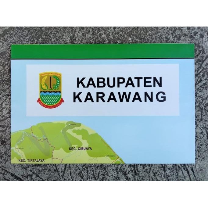 

CUCI GUDANG Peta Kabupaten Karawang Lipat LIMITED EDITION