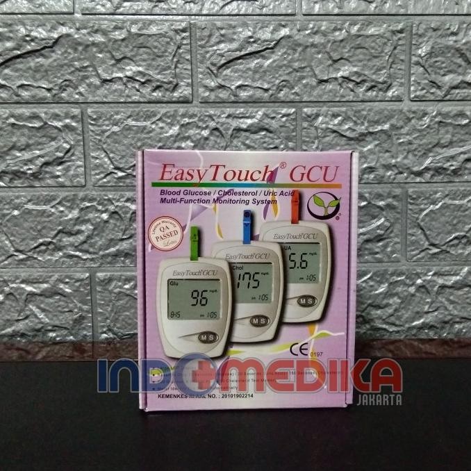 Easy Touch Gcu Alat Cek Gula Darah Kolesterol Dan Asam Urat Original Terlaris