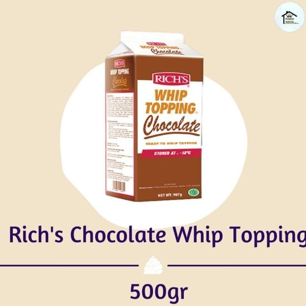 

Rich Chocolate Whip Topg 907 Gram Quality Baed