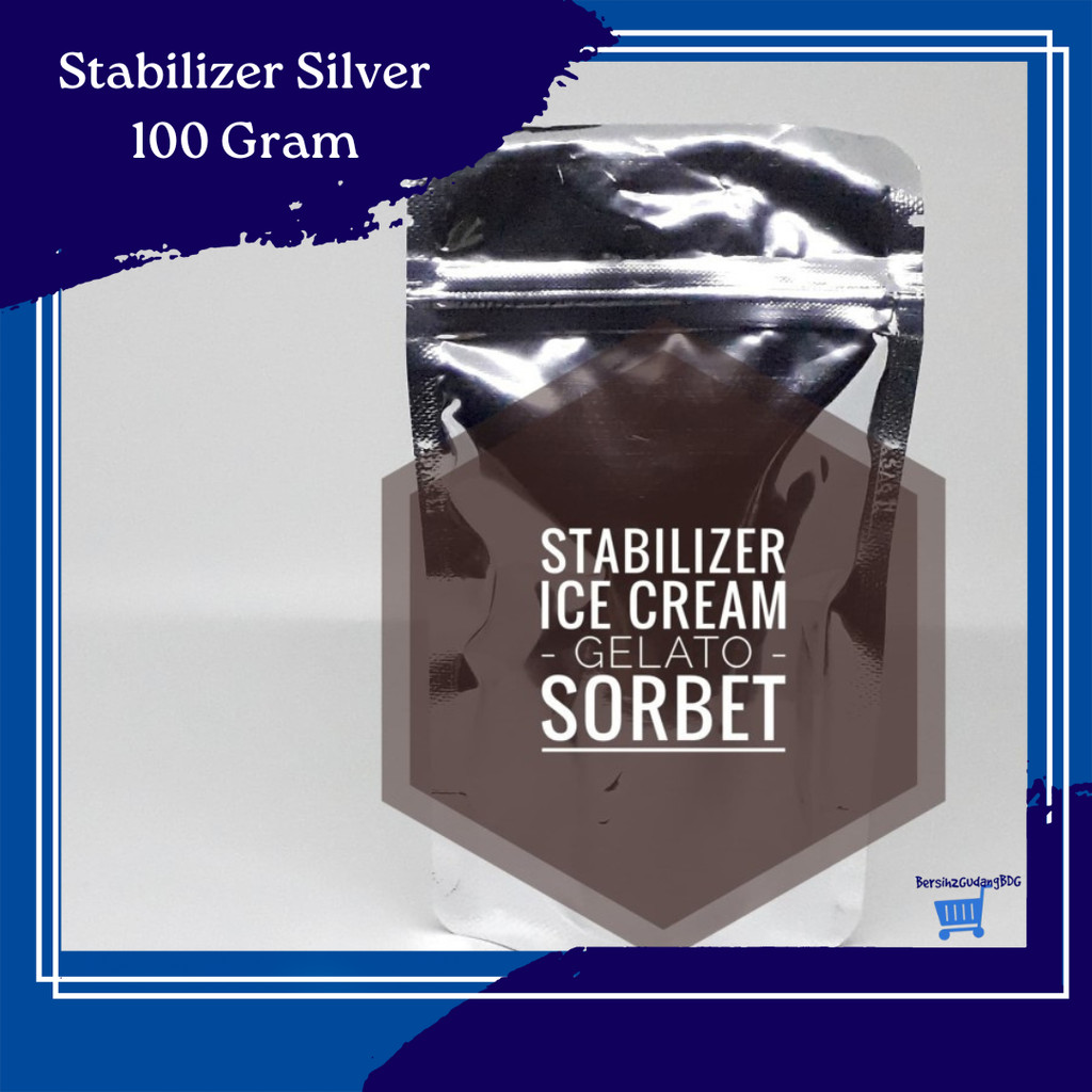 

Stabilizer Ice Cream, Gelato, Sorbet [SILVER] - 100grm