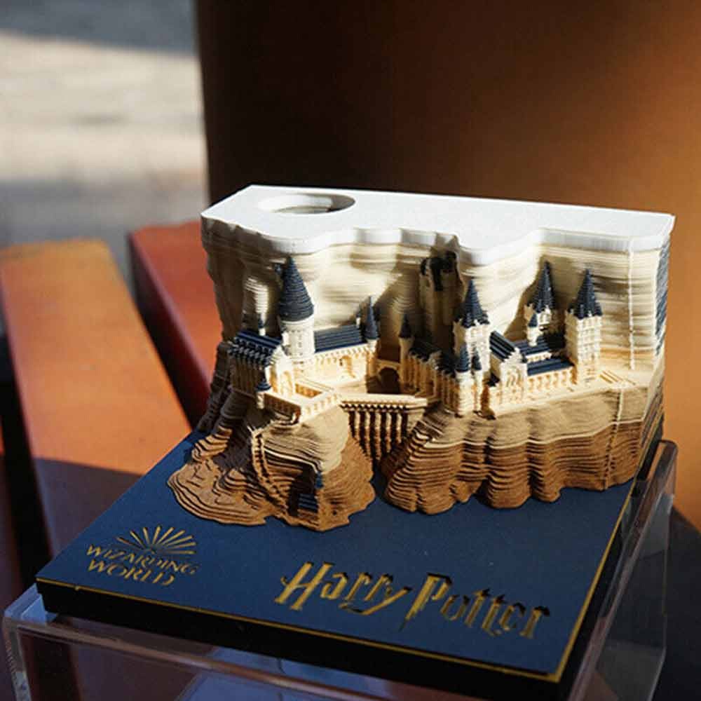 

Tampilan 3D Harry Potter Hogwarts Castle Notepad Memo Pad Hadiah Stok Inggris |6FC2A33B|