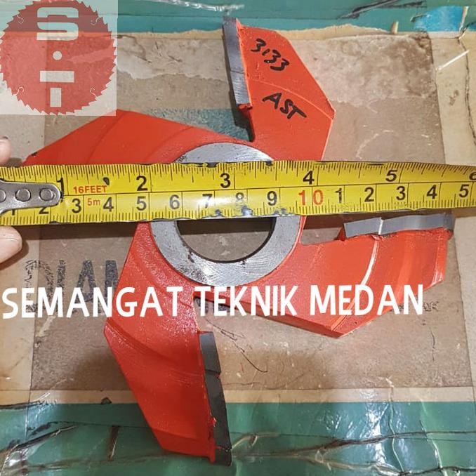 3133 MATA PISAU PROFIL ROUTER DUDUK SPINDLE PANEL PINTU KAYU 6" BAWAH