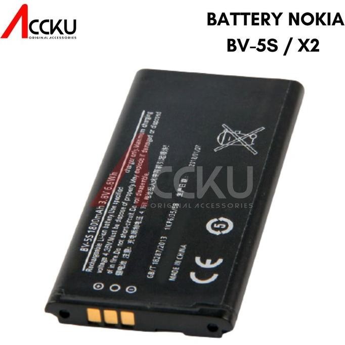 Terlaris BATTERY BATERAI NOKIA BV-5S / X2 ANDROID ORIGINAL 100% SALE