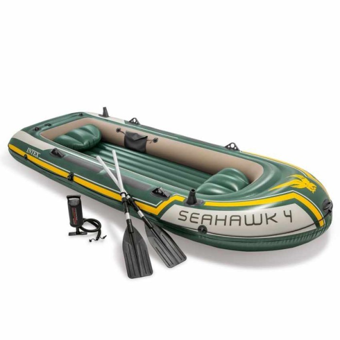 Termurah Intex 68351 Perahu Karet Seahawk 4 / Perahu Evakuasi Banjir