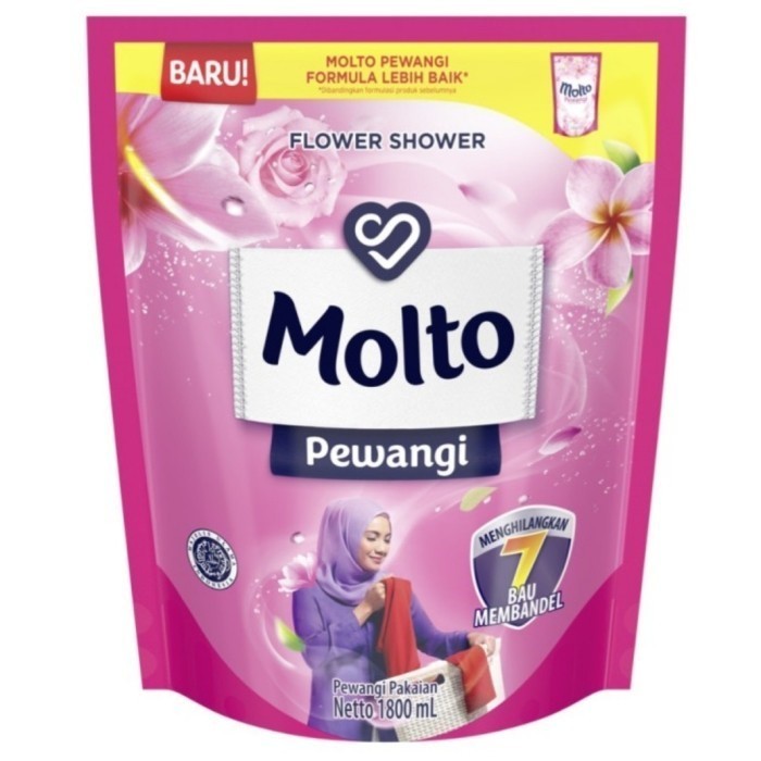 MOLTO PEWANGI FLOWER SHOWER 1800ML