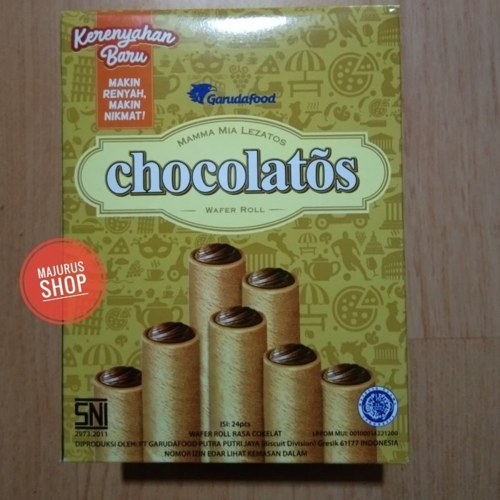 

CHOCOLATOS WAFER STICK CHOCOLATE KTK ISI 24S (14G)