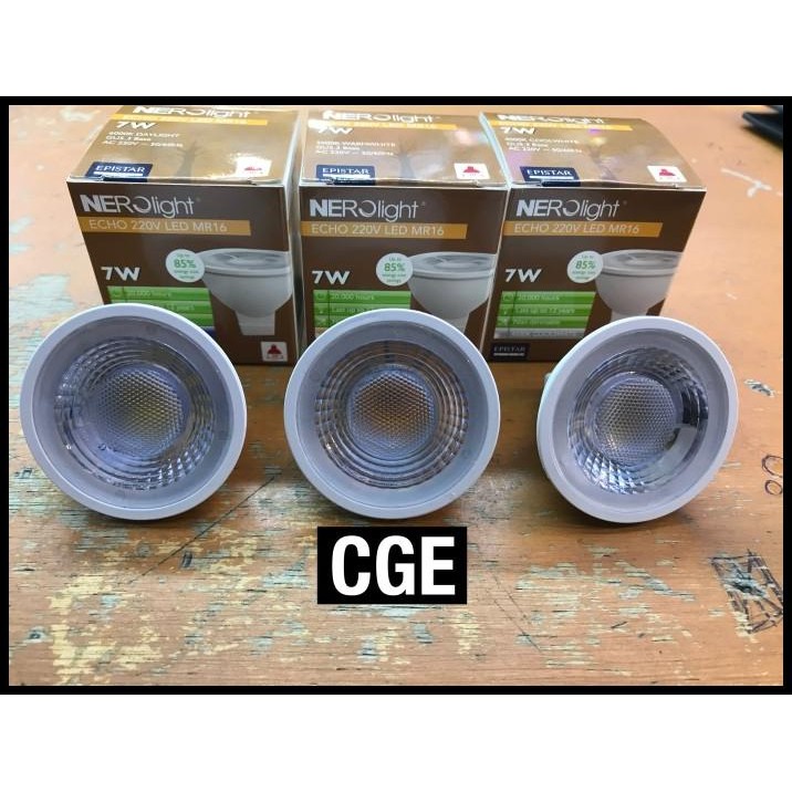 DISKON MR16 NERO 220V / MR16 NERO 12V / LAMPU MR16 NERO 12VOLT 220VOLT TUSUK 