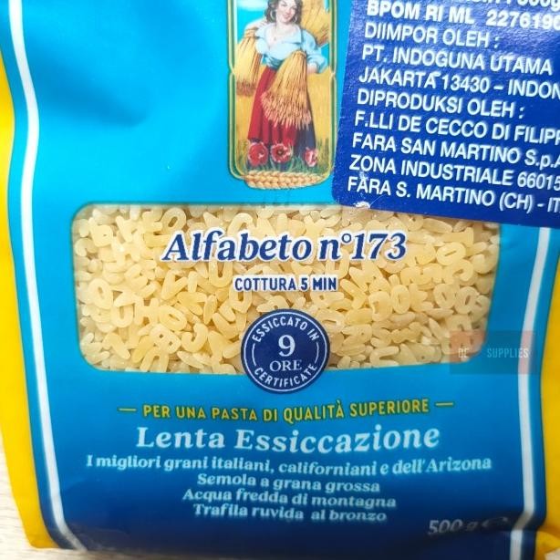 

De Cecco Alfabeto No.173 Gr Pata Alfabet For Oup Italy