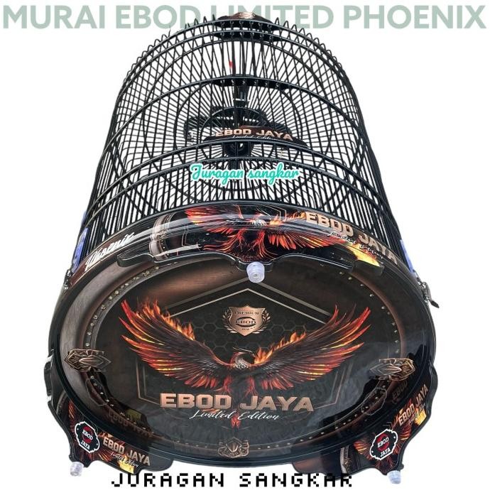 sangkar kandang murai EBOD pvc decal limited edition phoenix series