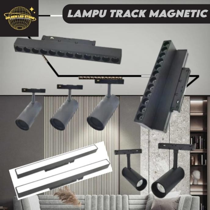 Magnetic Led Track Lamp / Lampu Track Magnetic Led / Lampu Track Original Terlaris