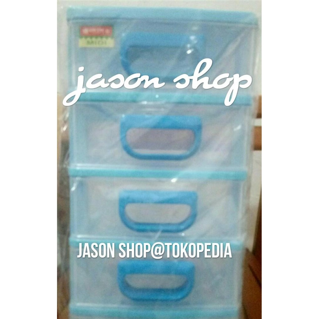 Laci Plastik/Mini Container Estima Midi Lion Star Susun 4