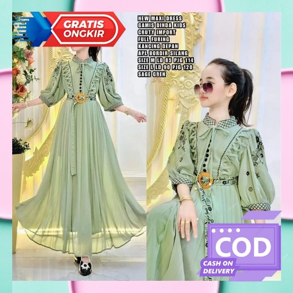 Games Model Simpel Elegan Murah Bahan Adem Games2025 Ank Dress Long Import Khimar Motif Setelan Kere