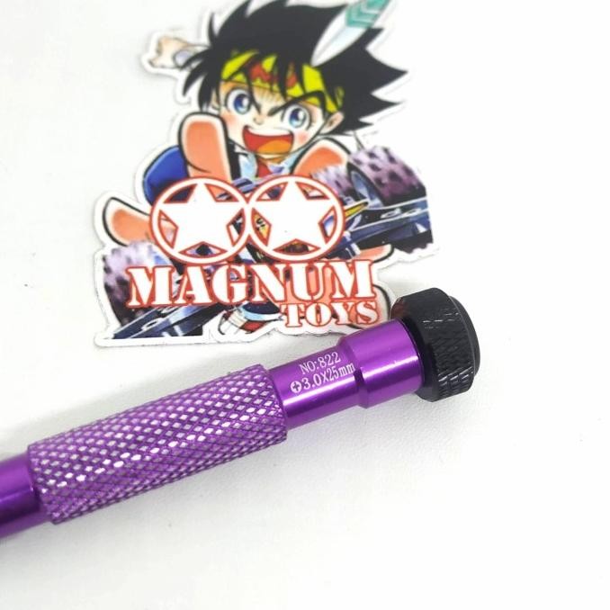 Obeng Handle Aluminium + Bearing ( + ) / Obeng Tamiya Original