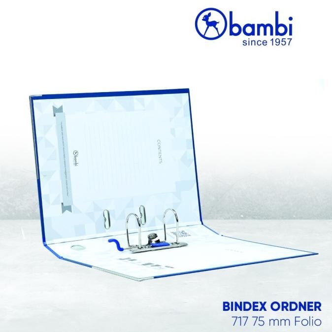 

1 DUS BINDEX ECOLOGY ORDNER FOLIO JUMBO SIZE 75MM 717 - MIX
