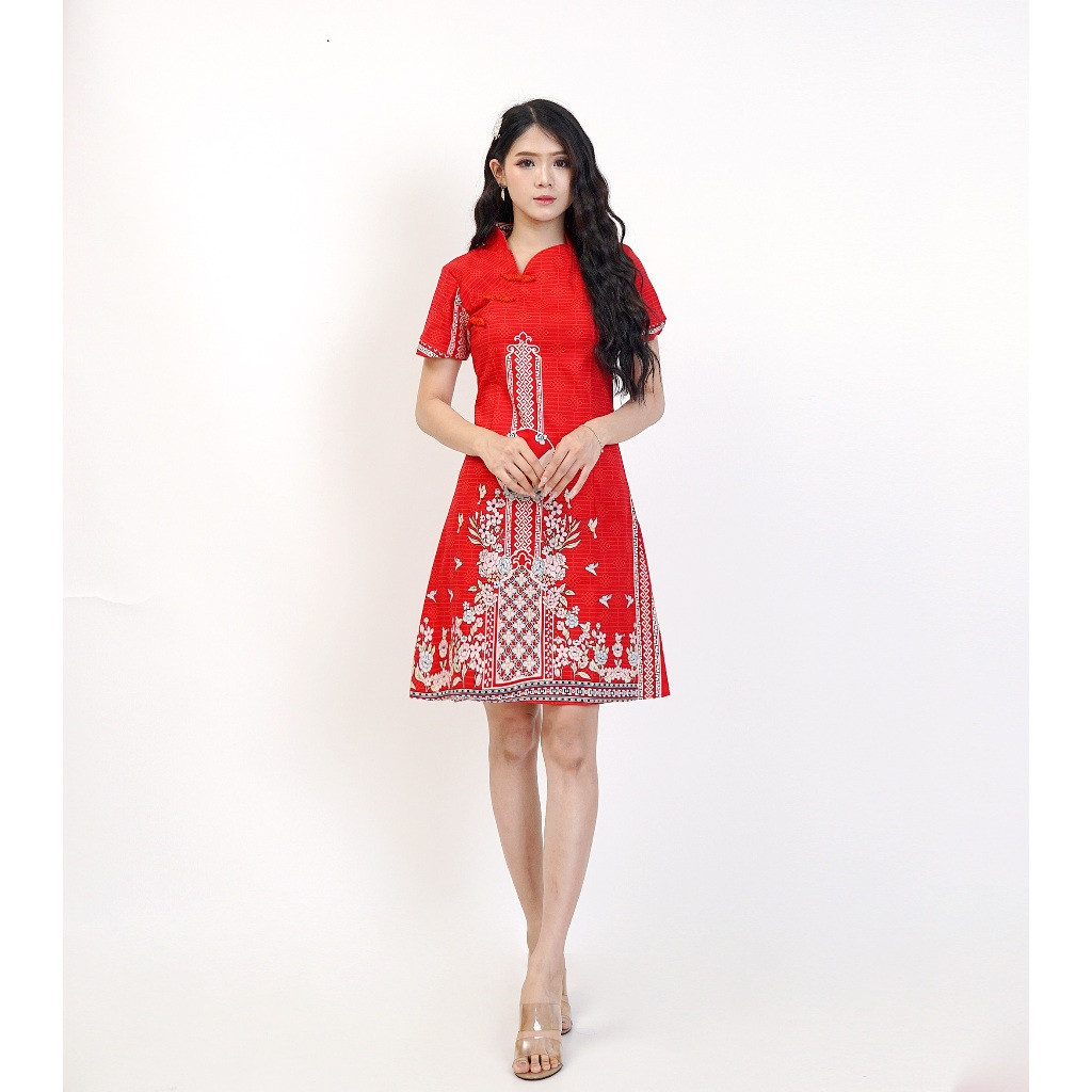 Deres Natalan Deres Congsham Dres Cewek Dris Hari Raya Imlek Dres Model Terbaru Drish Wedding Kondan