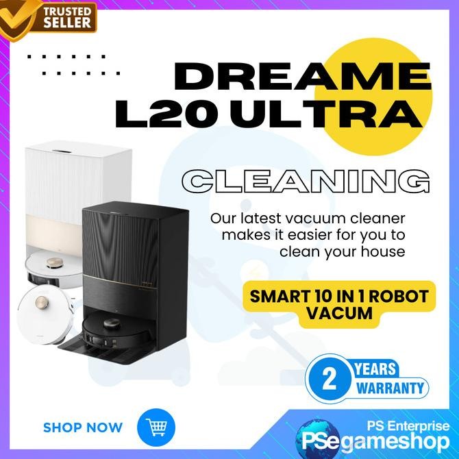 

PROMO DREAME L20 ULTRA ROBOT VACUUM CLEANER AND MOP PENYEDOT DEBU GARANSI