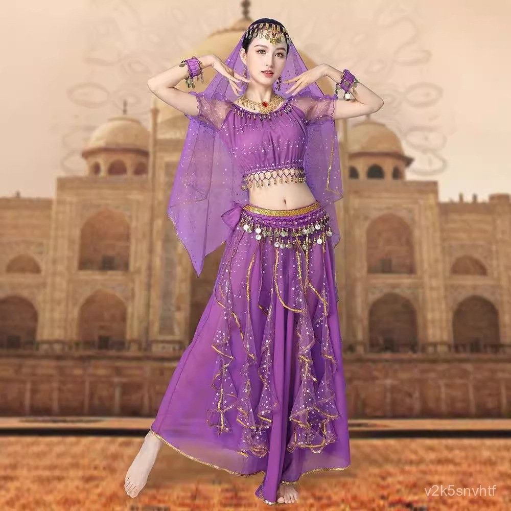 New Ethnic Dance Yangko Dance Xinjiang Dance Belly Dance Costume Women's Clothing Adult Indian Dance