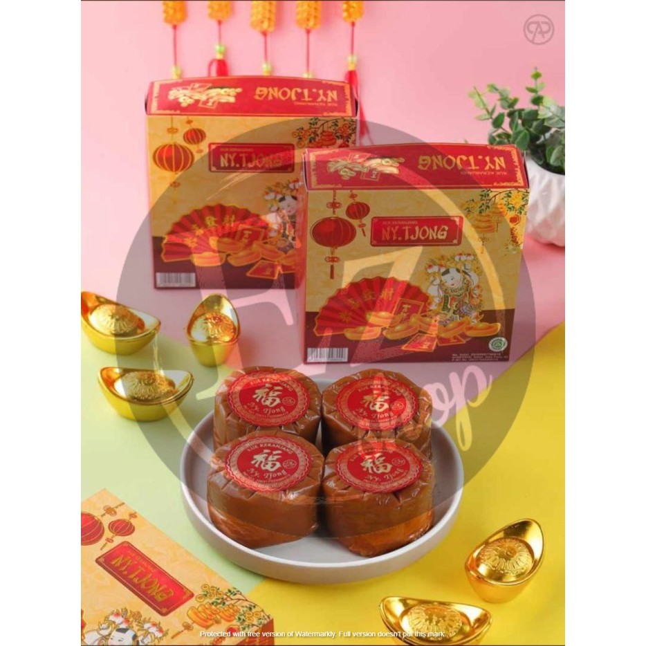 

CNY Kue keranjang kue cina dodol imlek Ny. Tjong isi 4 pcs Include Box Limited