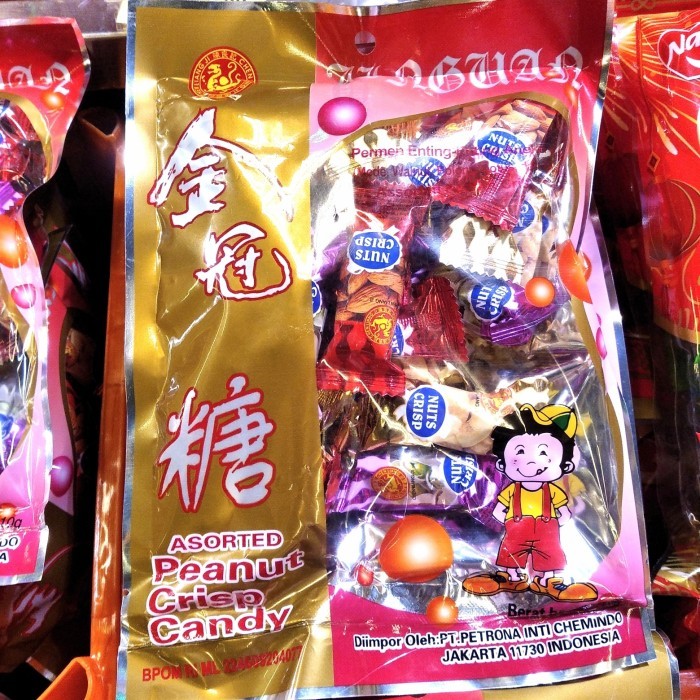 

CNY ASORTED PEANUT CRISPY CANDY 210GR/IMLEK Limited
