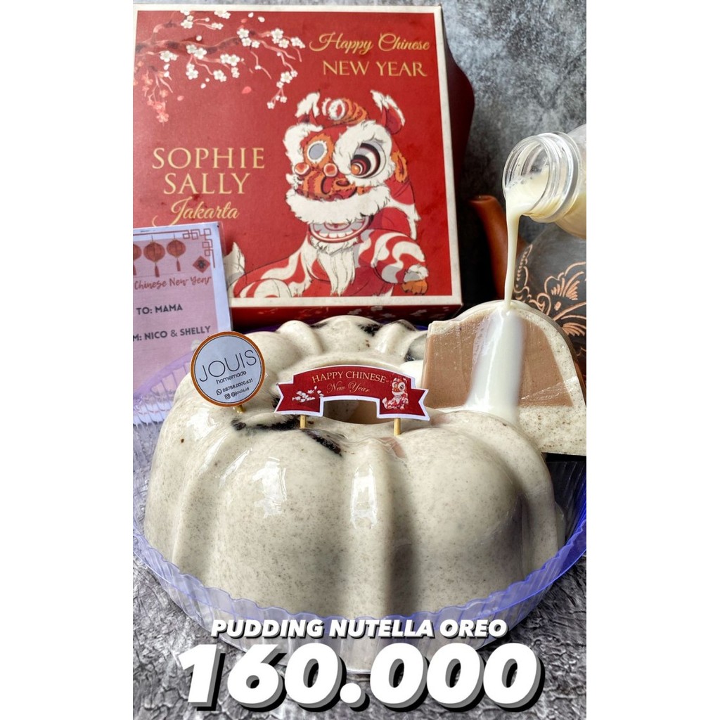 

CNY Pudding Coklat Premium - Nut3lla Or3O - CNY Edition / Hampers Imlek Limited