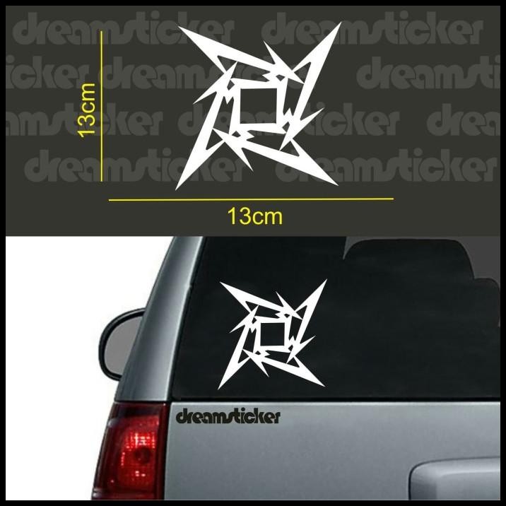 

DISKON STICKER STIKER MUSIK BAND METALLICA LOGO !!