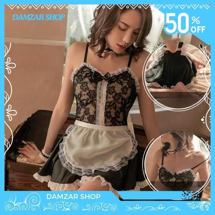 SEKSI  COSPLAY BIG SIZE MAID COSPLAY HALLOWEEN SERAGAM A588 GRATIS ONGKIR