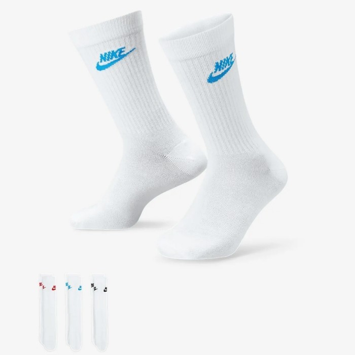 DX5025 911 Unisex Nike sportswear Everyday Essential 3 Pair Crew Socks