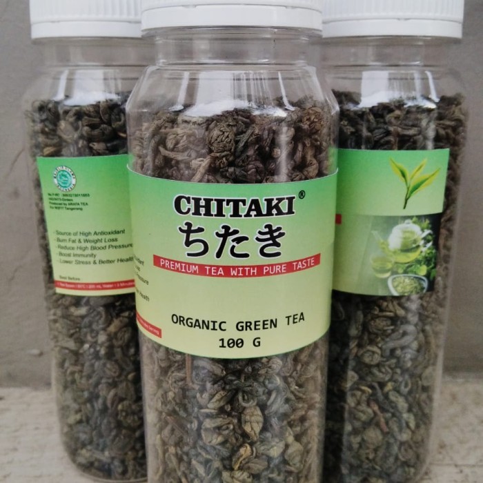 

Chitai Organic Green Tea Quality Teh Hijau 100 Gram