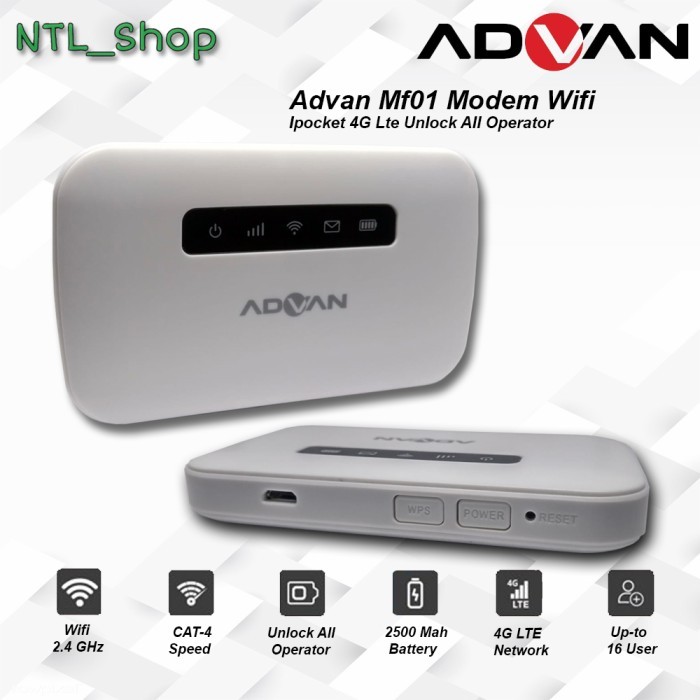 Advan Mf01 Modem Wifi Ipocket 4G Lte Unlock All Operator