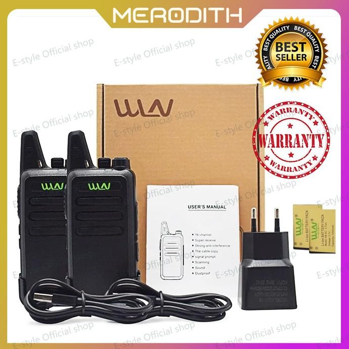 WLN KD-C1 Mini Radio handy Talkie UHF Radio Two Way ht KDC1 WLAN ORI