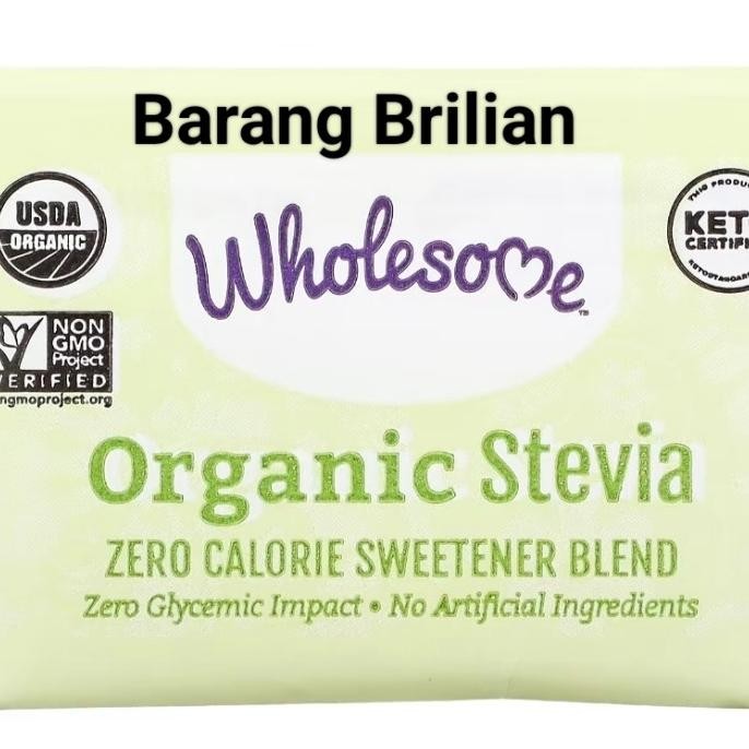 

Wholesome Organic Stevia 75 Gr 75 individual pack Ori USA
